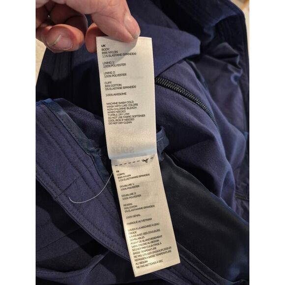 Figs Women's Full Zip Scrub Utility Jacket‎ Workwear Pockets Size XL Dark Blue - Picture 6 of 9